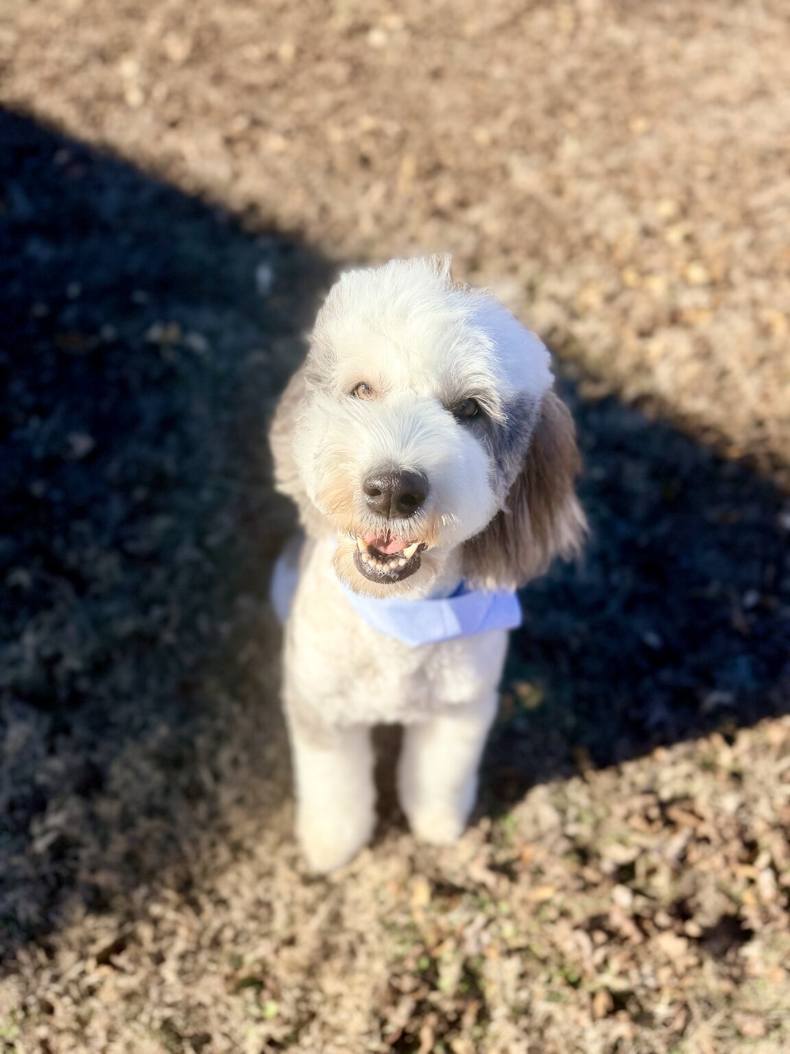 Roo B smiling during an outdoor adventure